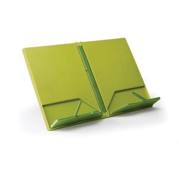 Zelený skladací stojan na kuchársku knihu Joseph Joseph CookBook