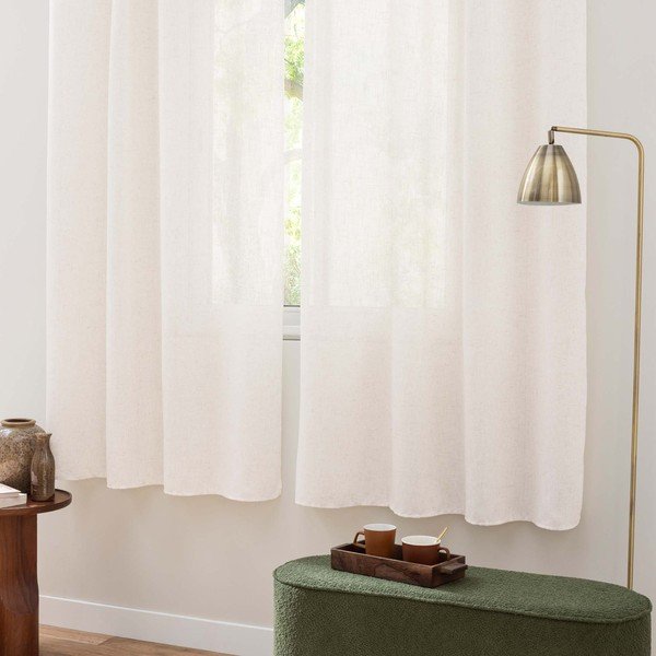Krémovobiely záves 140x240 cm Pauline – douceur d'intérieur-image-2