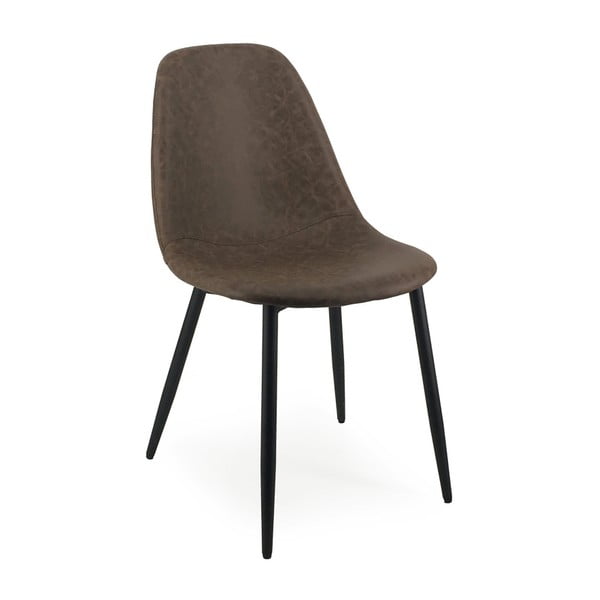Hnedá koženková stolička Moycor Niva