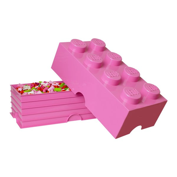 Tmavoružový úložný box LEGO®-image-2