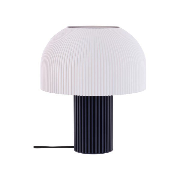Biela/modrá plastová stolová lampa (výška  29 cm) Maya – Jotex
