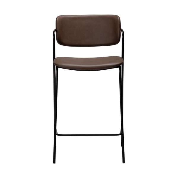 Hnedá barová stolička (výška sedadla 67,5 cm) Zed – DAN-FORM Denmark-image-4