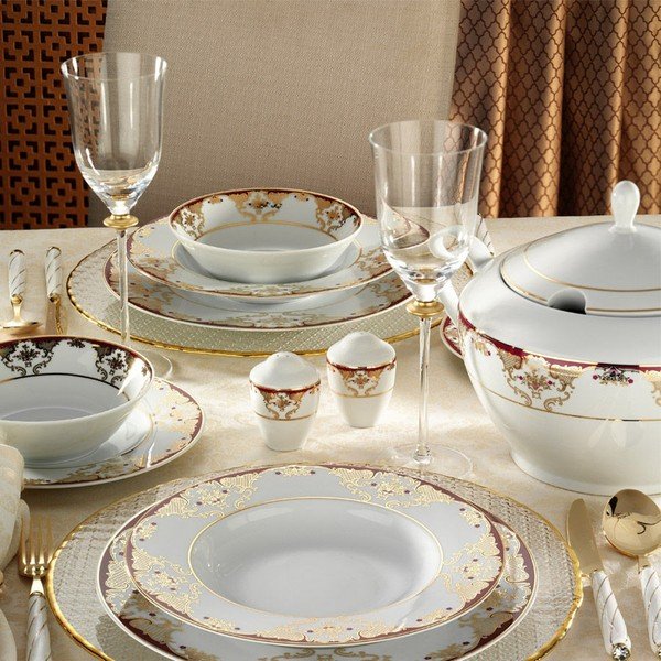 59-dielna sada porcelánového riadu Kutahya Lucembourg-image-3