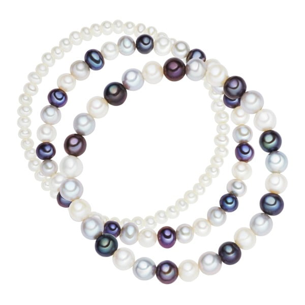 Sada 3 perlových náramkov Nova Pearls Copenhagen Honorine