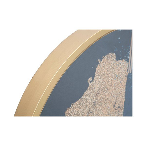 Modré nástenné hodiny Mauro Ferretti Art, ø 60 cm-image-4