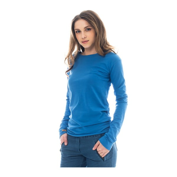 Modré bavlnené tričko Lull Loungewear Escuro, veľ. L