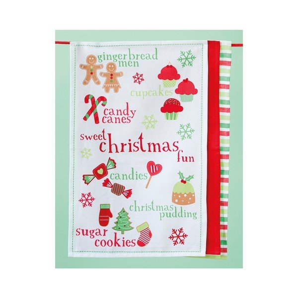Sada 3 kuchynských utierok Sweet Christmas-image-1