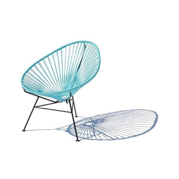 Svetlomodré kreslo OK Design Acapulco-image-3