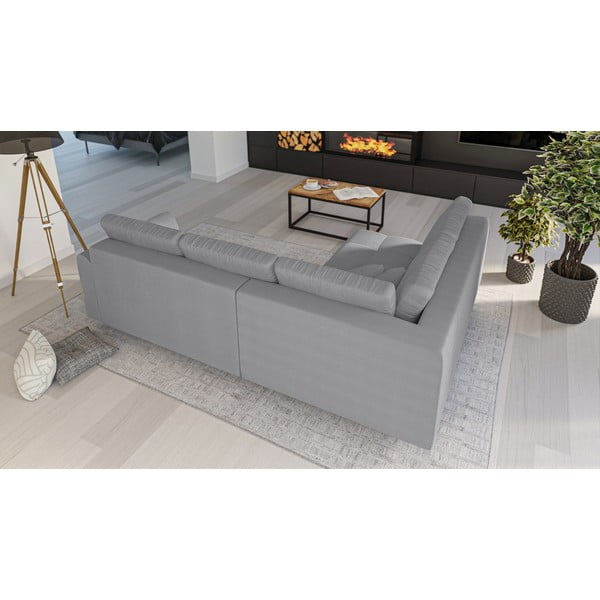 Sivá rohová pohovka (ľavý roh) Ariella - Ropez-image-3