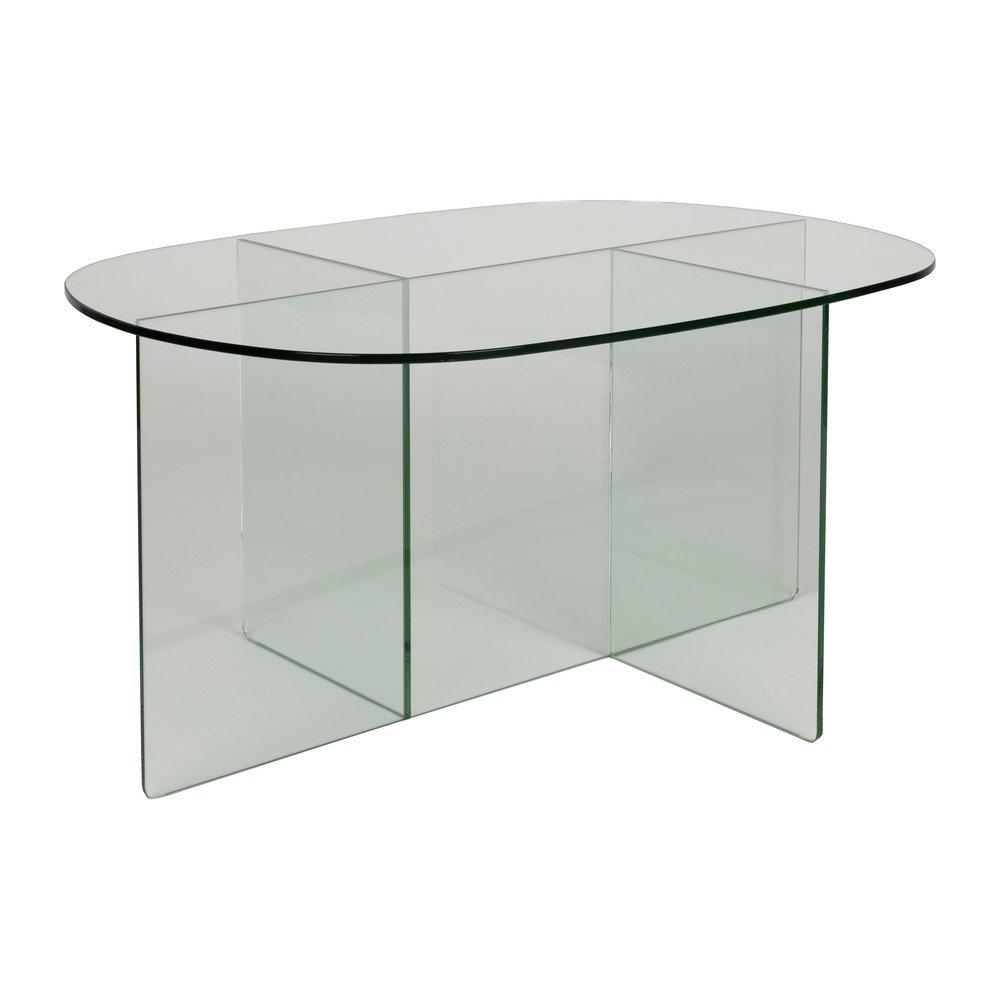 E-shop Sklenený konferenčný stolík 60x80 cm Linea – Zuiver