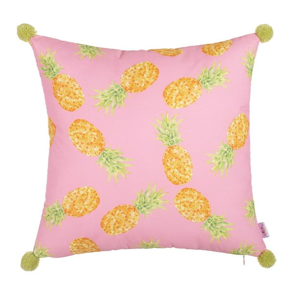 Obliečka na vankúš Apolena Pink Pineapple, 43 x 43 cm