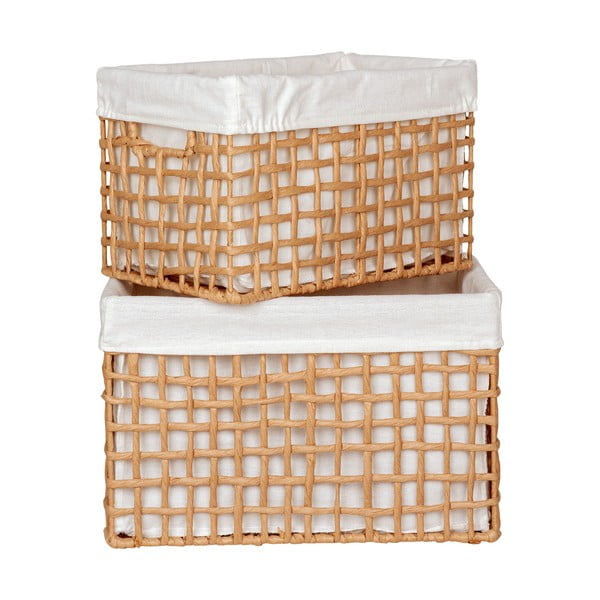 Košíky v súprave 2 ks 25x35x22 cm Bustelo – House Nordic-image-2