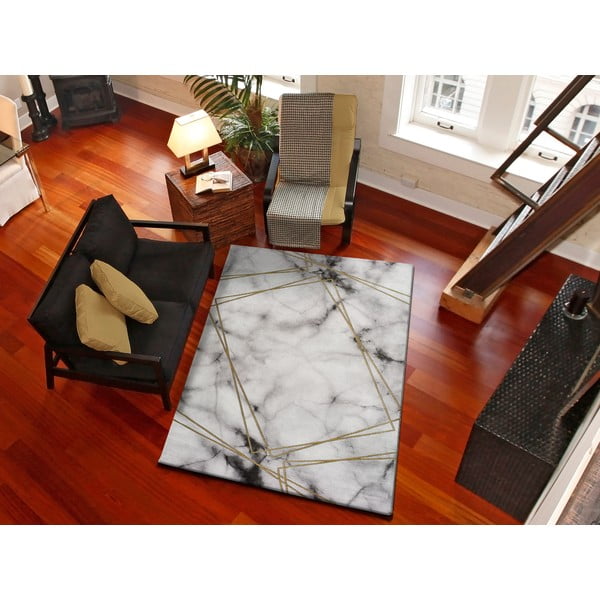 Sivo-biely koberec Universal Artist Marble, 160 x 230 cm-image-1