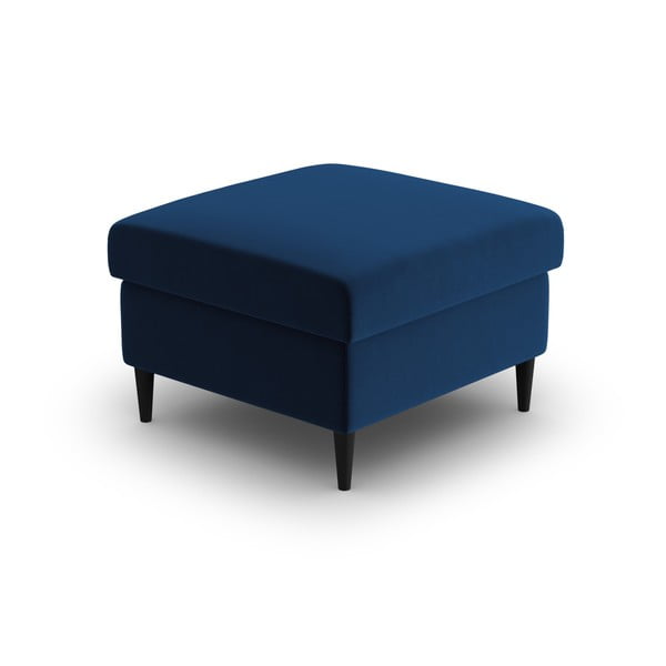 Modrá zamatová podnožka Kyoto – Cosmopolitan Design-image-2