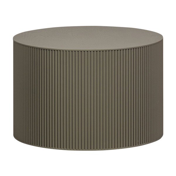 Khaki okrúhly konferenčný stolík ø 60 cm Sanne – WOOOD