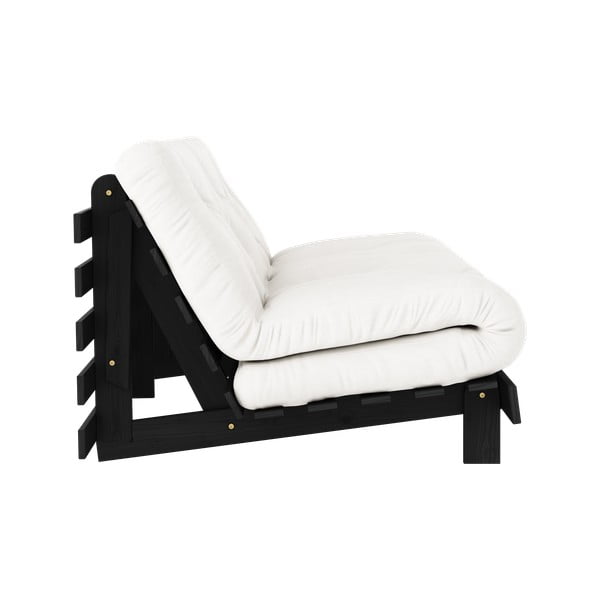 Krémovobiela rozkladacia pohovka 160 cm Roots Black Night – Karup Design-image-4