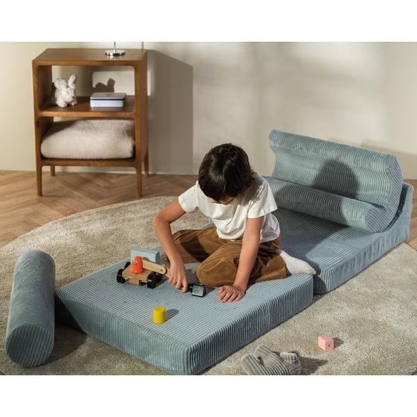 Menčestrové detské kresielko v mentolovej farbe Flipster – Wigiwama-image-1