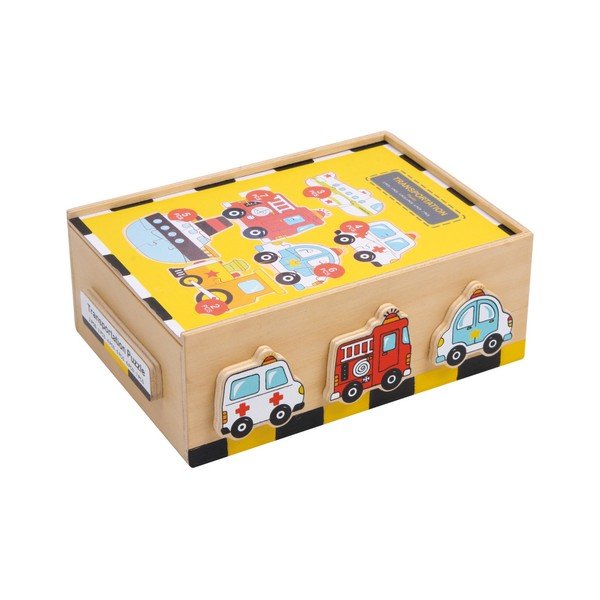 Drevené puzzle Legler Vehicles-image-1