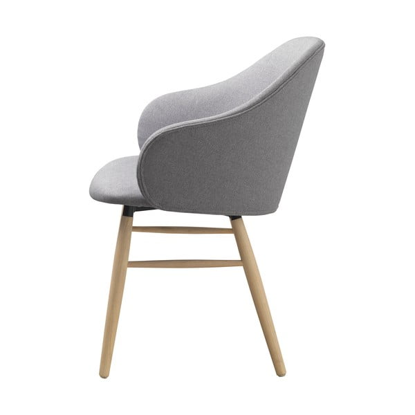Sivá jedálenská stolička Unique Furniture Teno Oak-image-3
