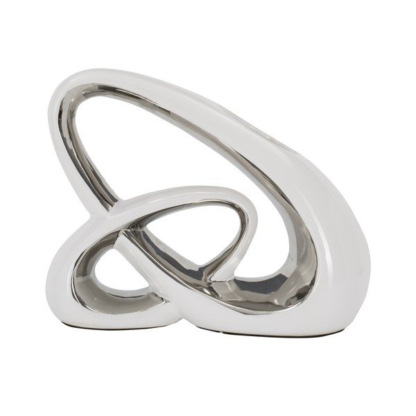 Bielostrieborná keramická váza Mauro Ferretti Bling-image-4