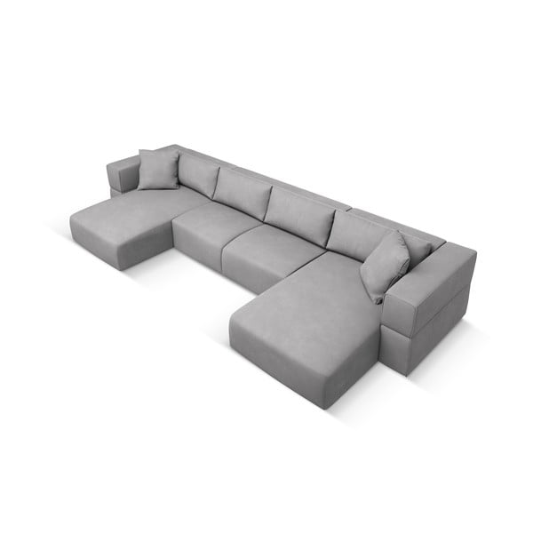 Svetlosivá rohová pohovka do "U" Esther – Milo Casa-image-2