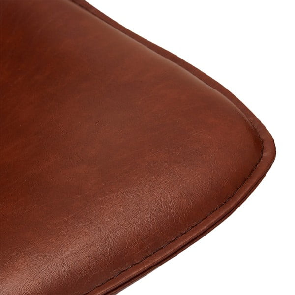 Svetlohnedé barové stoličky v súprave 2 ks z imitácie kože (výška sedadla 70 cm) Isabel – Furnhouse-image-1