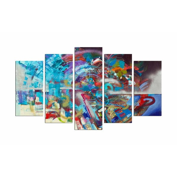Viacdielny obraz Blue Life, 110 × 60 cm