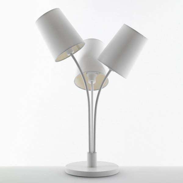 Biela stolová lampa Tomasucci Tris
