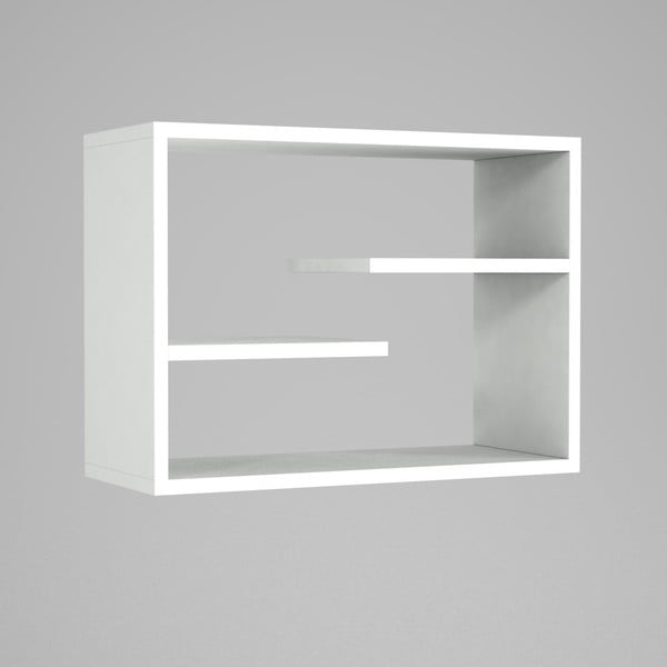 Biela nástenná polica Tino-image-2