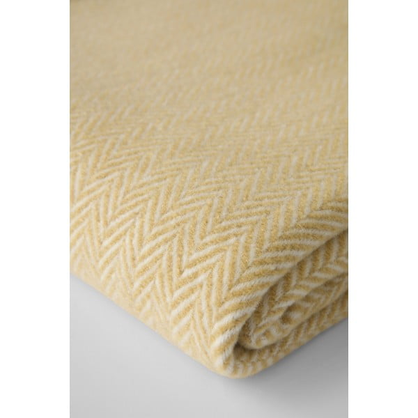 Sivohnedý pléd s podielom bavlny Euromant Skyline, 140 × 180 cm-image-1