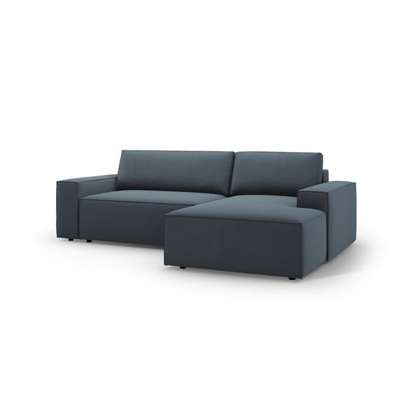 Modrá rozkladacia rohová pohovka (pravý roh) Jodie – Micadoni Home-image-2