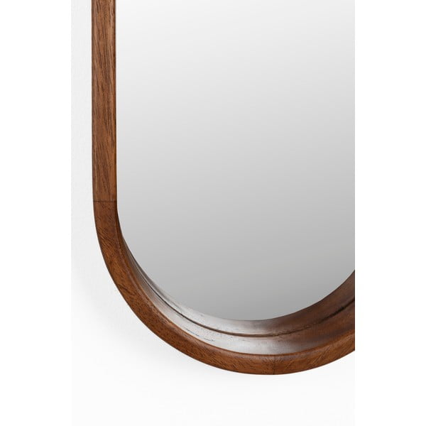 Nástenné zrkadlo s dreveným rámom 24x120 cm Nyko – White Label-image-4