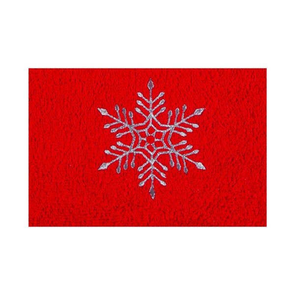 Osuška Christmas Snowflake Red, 30 x 50 cm-image-2