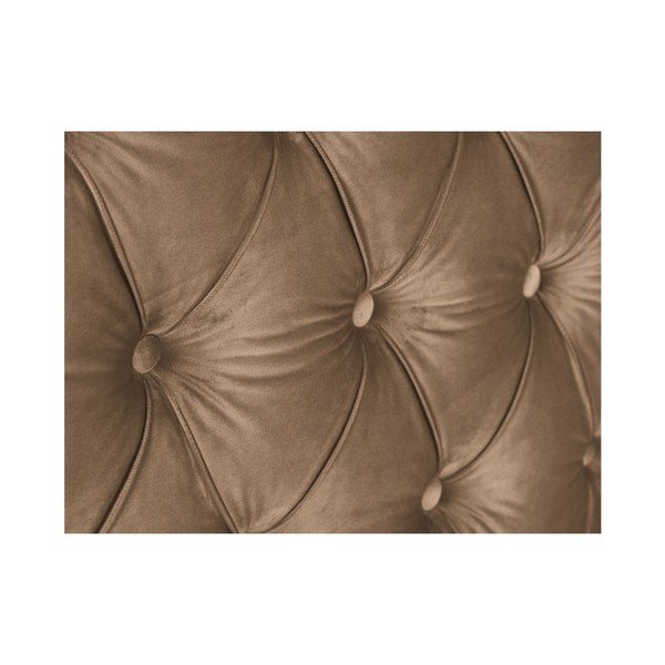 Tmavobéžové čelo postele Mazzini Sofas, 180 × 120 cm-image-4