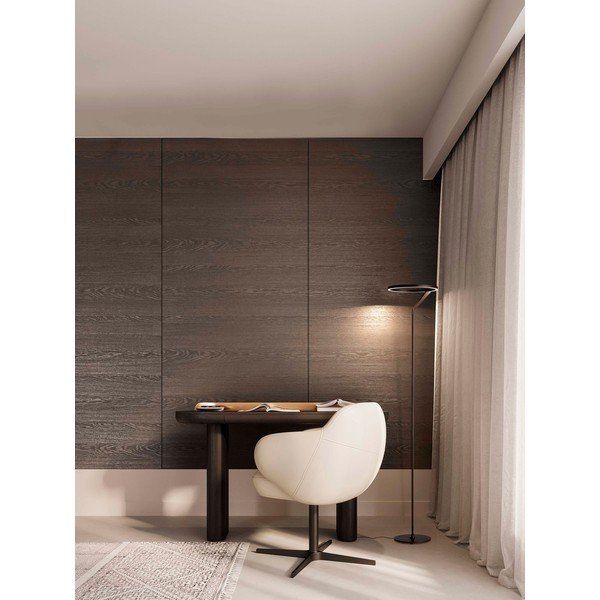 Matne čierna hliníková LED stojacia lampa so stmievačom (výška  168 cm) Tilia – Nova Luce-image-1