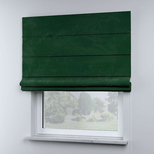 Zelená rímska roleta 170x160 cm Posh Velvet - Yellow Tipi-image-4