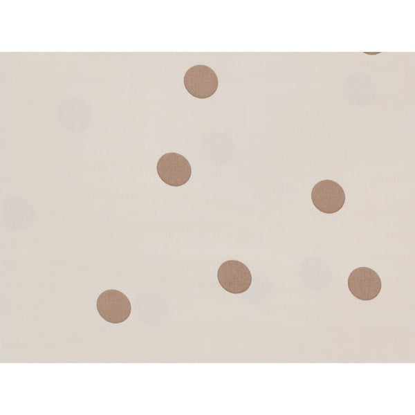 Hnedé obliečky na jednolôžko z bavlneného saténu 140x200 cm Solaris – Södahl-image-1