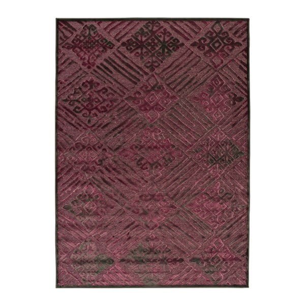 Tmavý vínový koberec Universal Soho, 160 x 230 cm