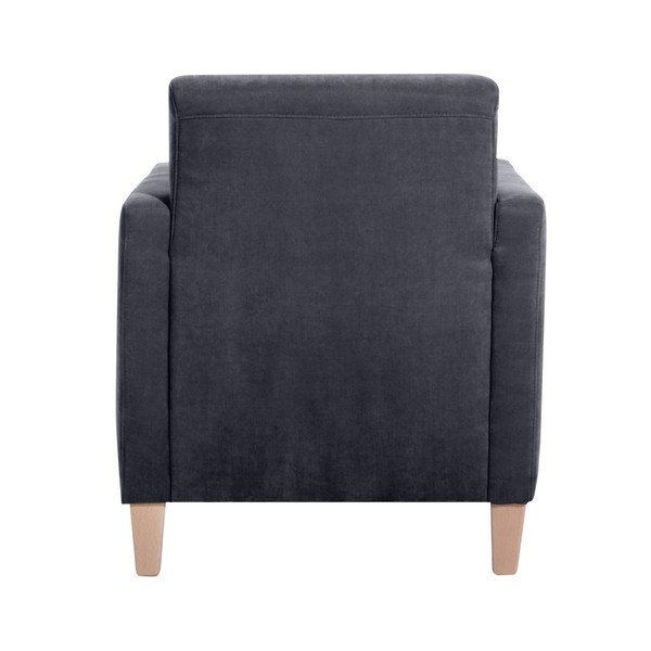 Antracitové kreslo Max Winzer Milla Velor-image-2