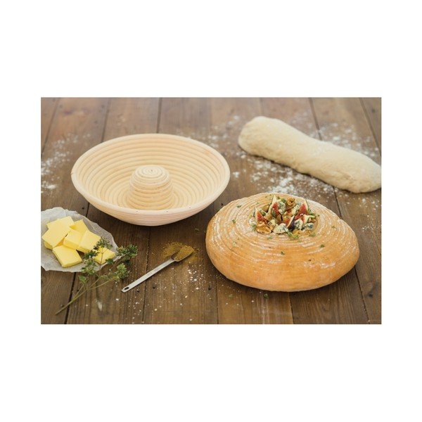 Ratanový košík na kysnutie chleba s dierou Kitchen Craft Home Made-image-1