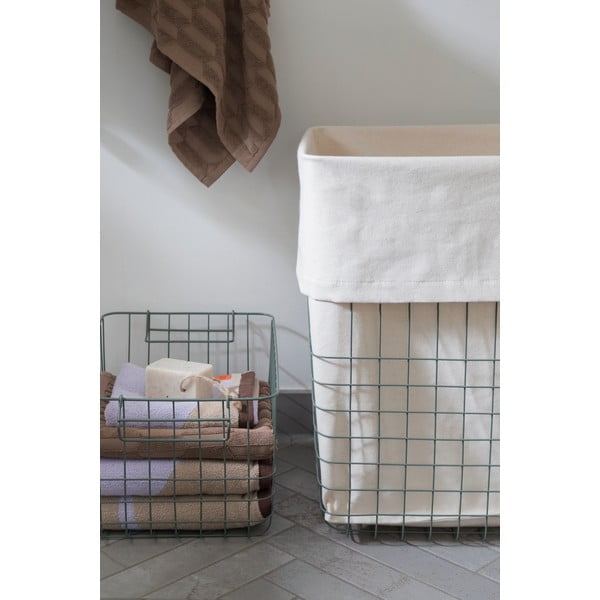 Zelený kovovo-látkový kôš na bielizeň 64 l Store-It – Mette Ditmer Denmark-image-1