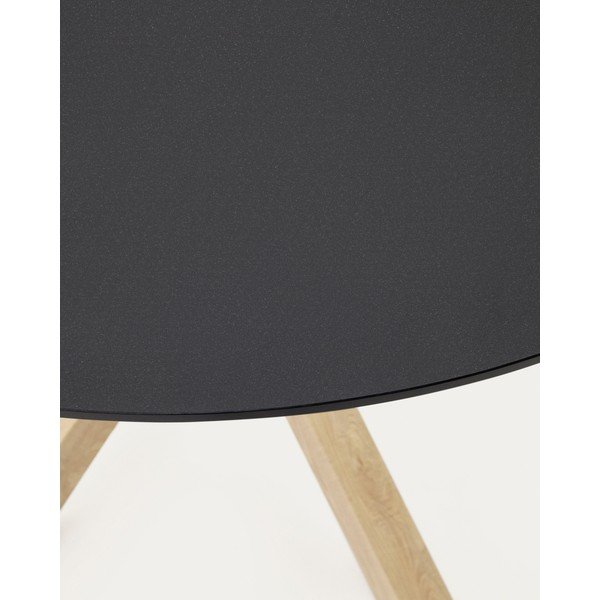 Okrúhly jedálenský stôl so sklenenou doskou ø 150 cm Argo – Kave Home-image-3