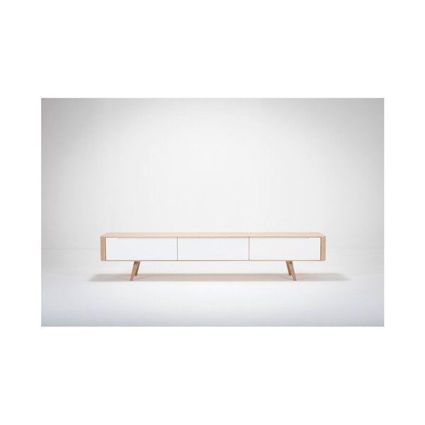 Televízny stolík z dubového dreva Gazzda Ena, 225 × 55 × 45 cm-image-2