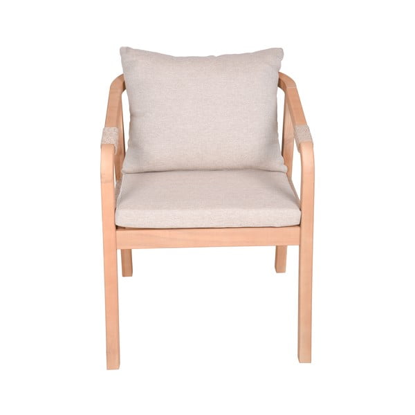 Drevené záhradné stoličky v súprave 2 ks v prírodnej farbe Bogota – Garden Pleasure-image-1