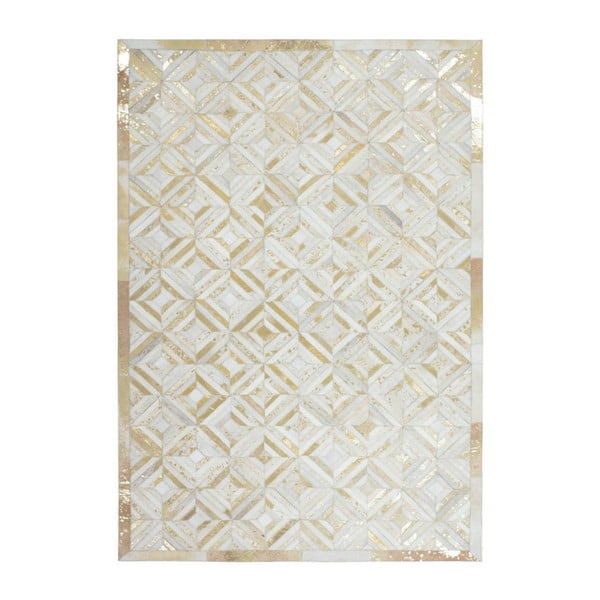 Ručne tkaný koberec Kayoom Dazzle 400 Elfenbein Gold, 80 × 150 cm