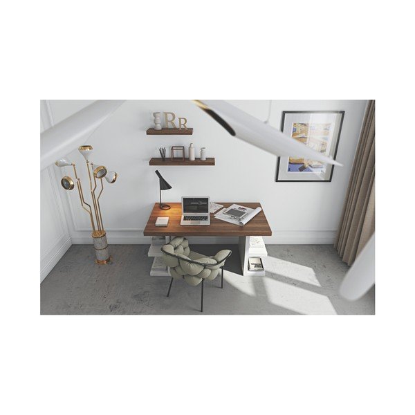 Hnedý pracovný stôl TemaHome Multi, 180 cm-image-4