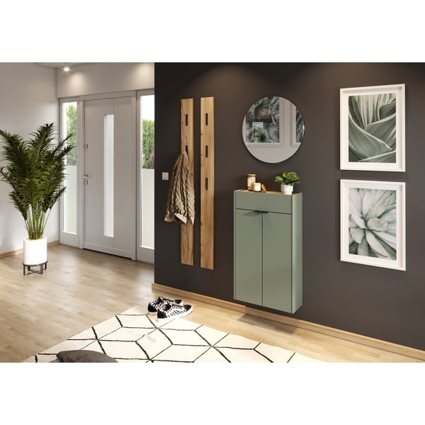 Šalviová zelená skrinka 56x97x22 cm Ameca – Germania-image-1