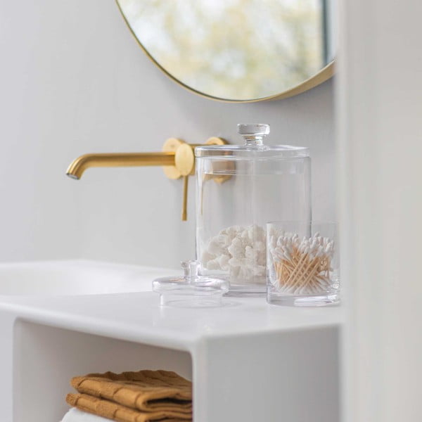 Okrovožlté bavlnené uteráky v súprave 2 ks 35x55 cm Geo – Mette Ditmer Denmark-image-2