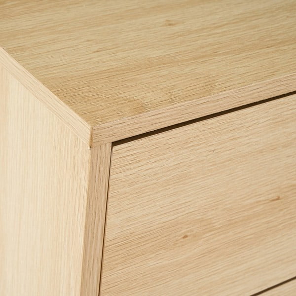 Vysoká komoda v dekore brezy v prírodnej farbe 60x97,5 cm – Casa Selección-image-4