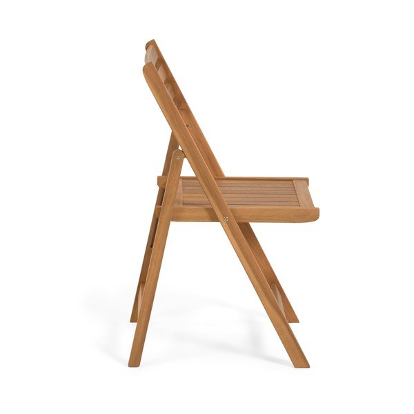 Skladacia záhradná stolička z akáciového dreva Kave Home Daliana-image-2